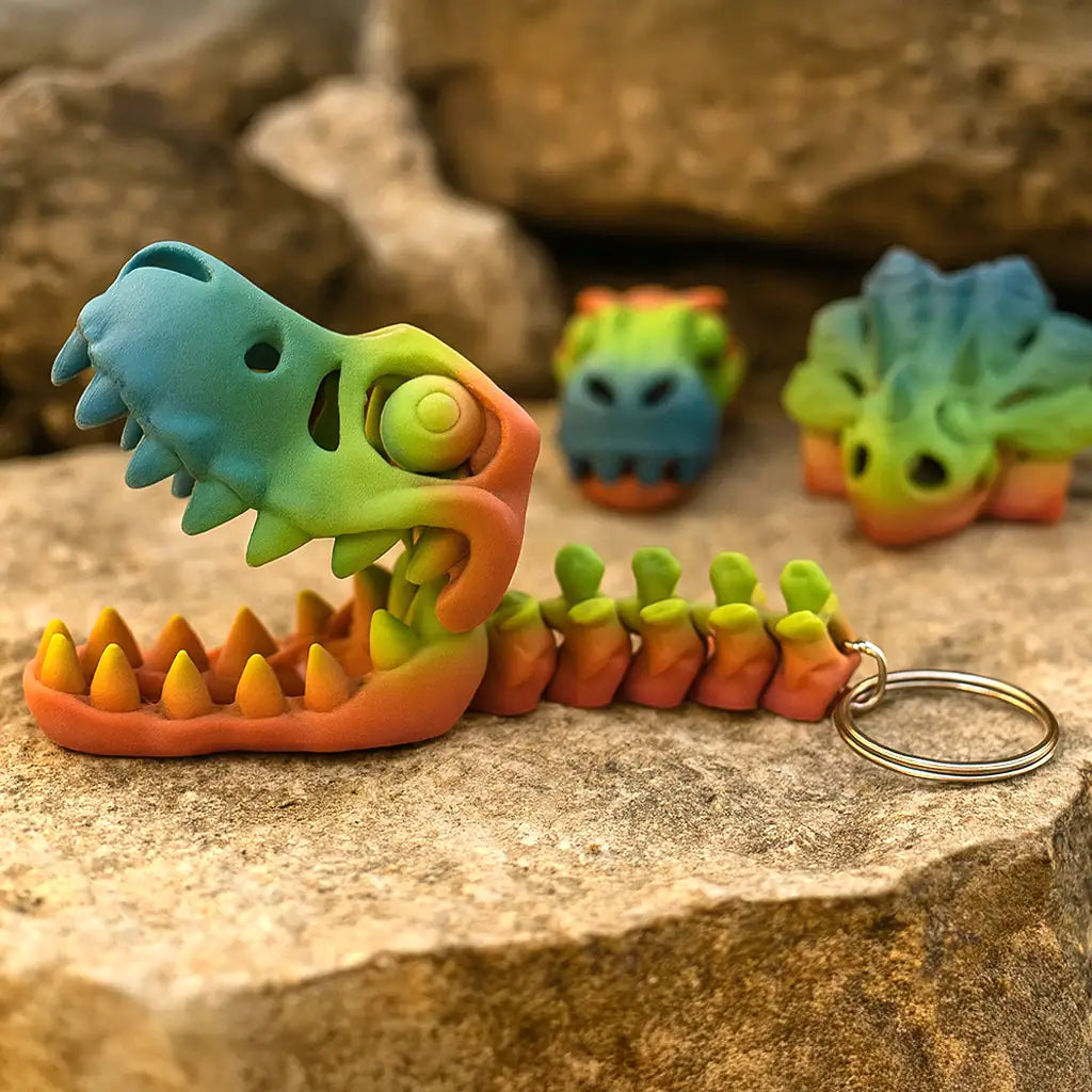 Llaveros de Dinosaurios 3D