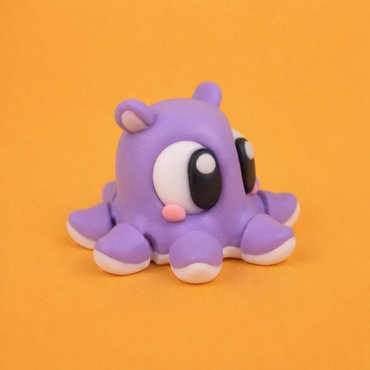 Lulo el Pulpo de las Olas figura articulada sostenible | Wompy Pals