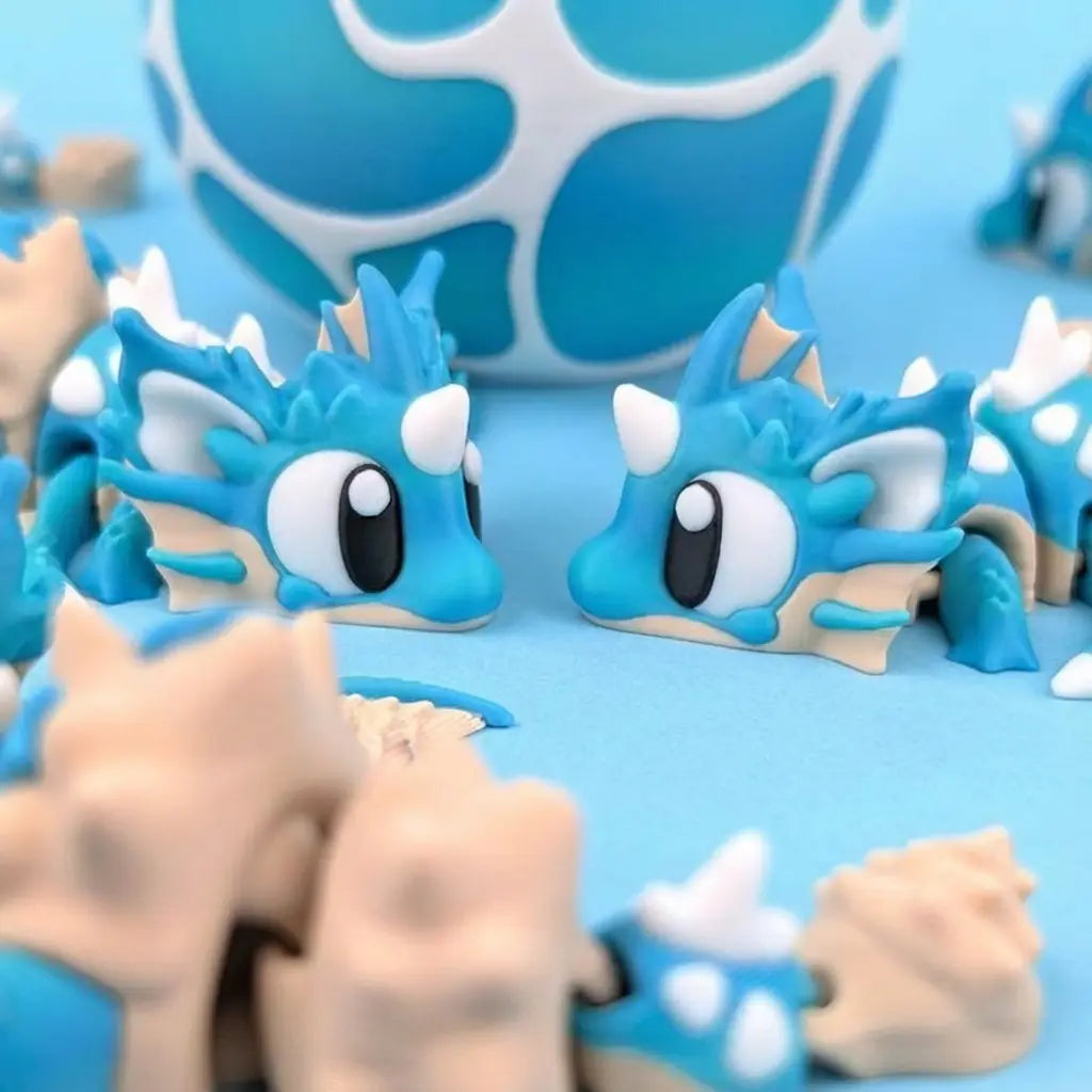 Mini Dragón - Marino con Concha