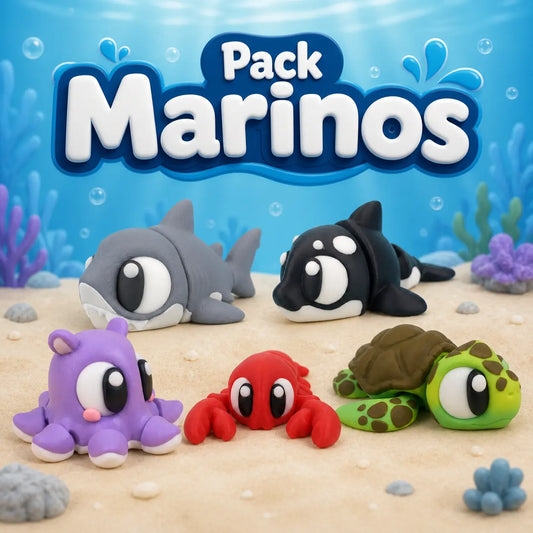 Guardianes del Océano pack figuras articuladas | Wompy Pals