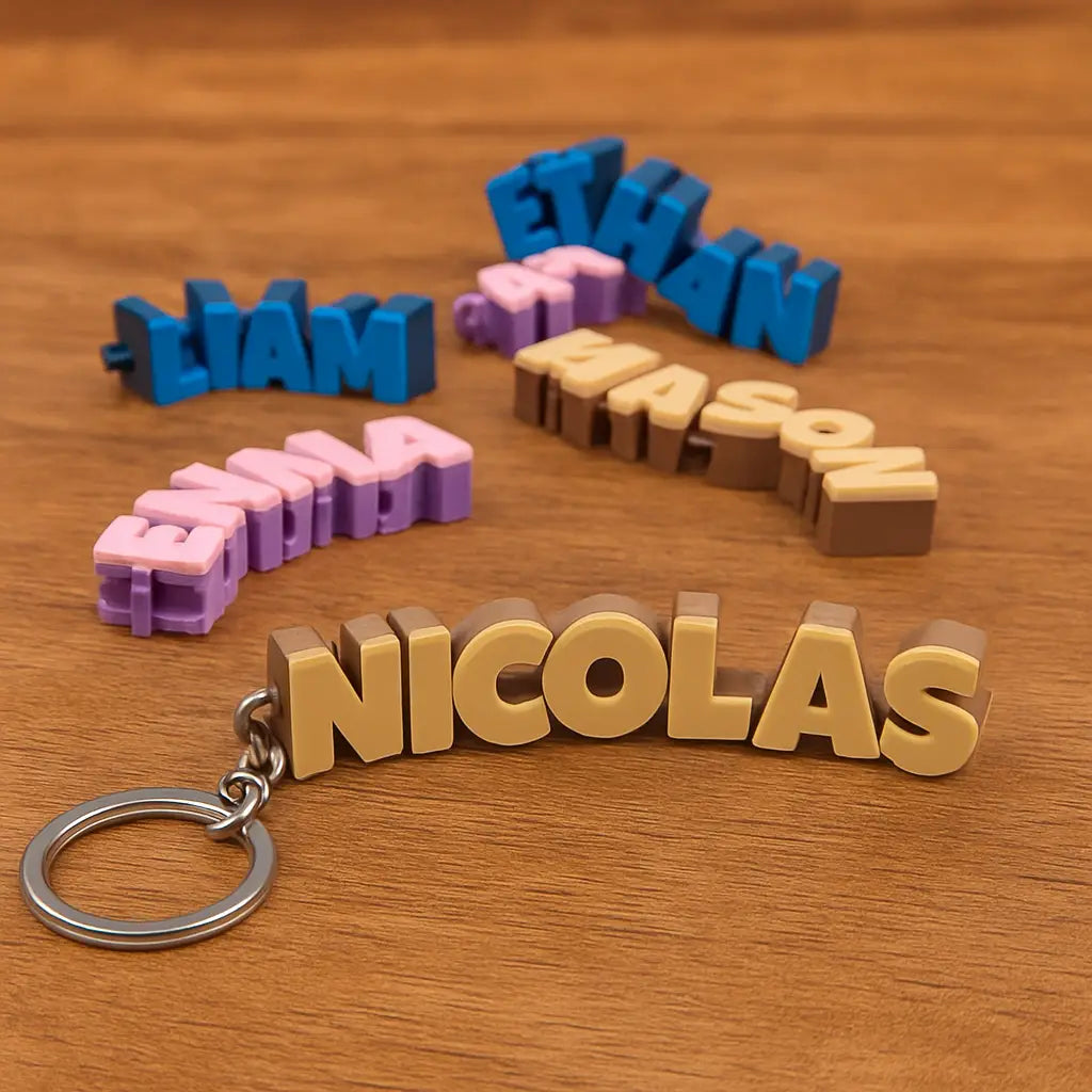 Llavero Personalizado 3D Articulado