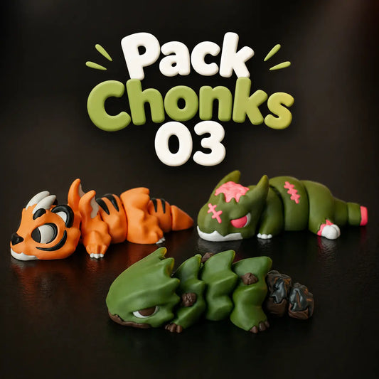 Pack figura coleccionable Chonk | Chonk Pals Wompy Pals