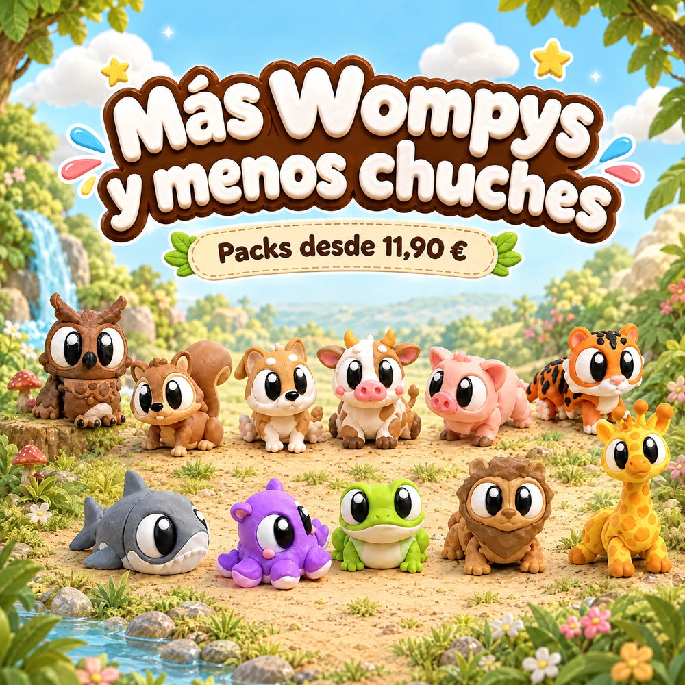 Más Wompys y menos chuches. Packs desde 11,90 €