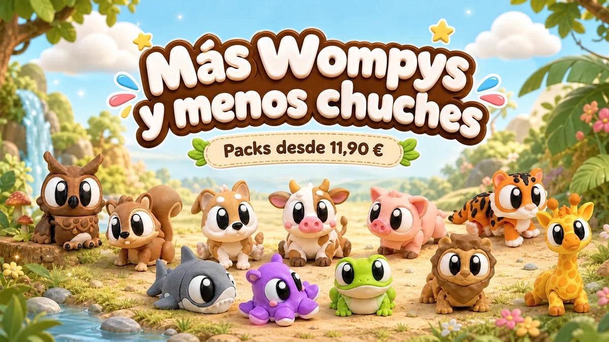 Más Wompys y menos chuches. Packs desde 11,90 €