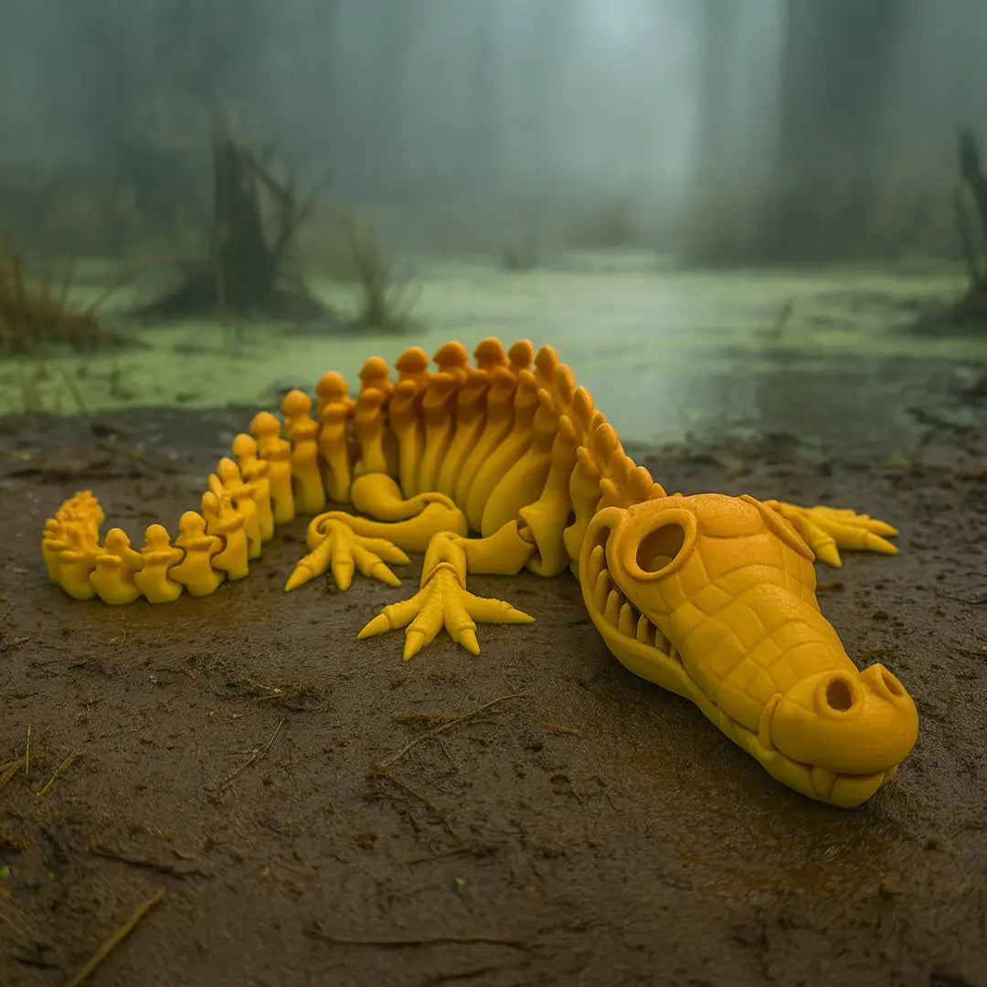 Cocodrilo articulado 3D
