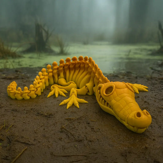 Cocodrilo articulado 3D