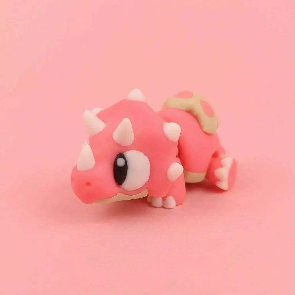 Cori el Triceratops Valiente figura articulada sostenible | Wompy Pals