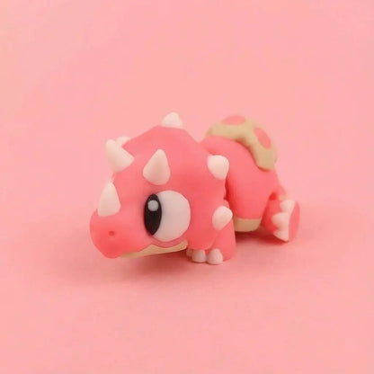 Cori el Triceratops Valiente figura articulada sostenible | Wompy Pals
