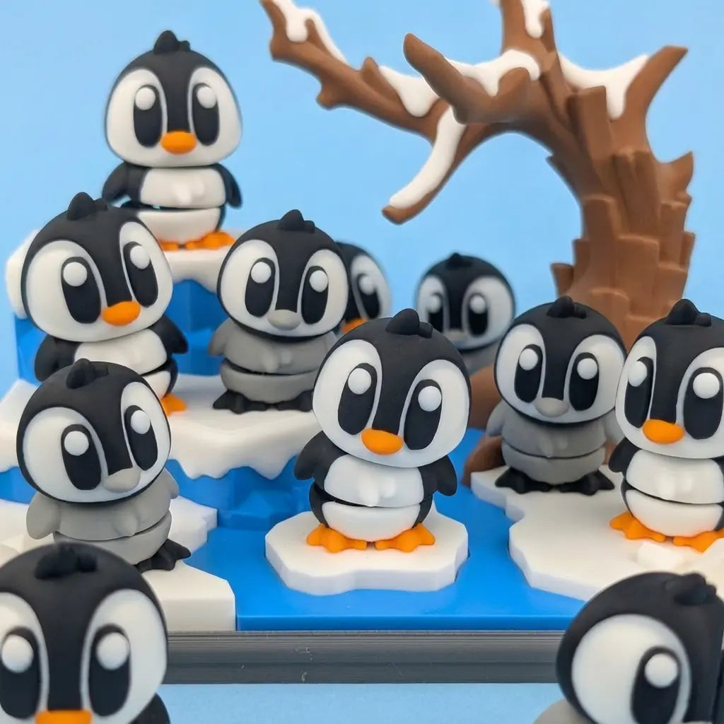 El Lugar del Pingüino playset juego simbólico | Wompy Pals