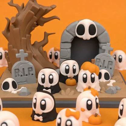 El Parque Fantasmagórico playset juego simbólico | Wompy Pals