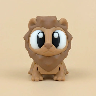 Leo el León Protector figura articulada sostenible | Wompy Pals