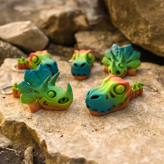 Llaveros de Dinosaurios 3D