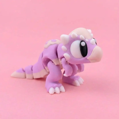 Mochi el Dino Cabeza Bola figura articulada sostenible | Wompy Pals