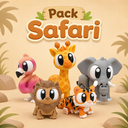 La Gran Sabana pack figuras articuladas | Wompy Pals