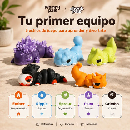 Pack Starter Chonk Pals pack iniciador figuras articuladas