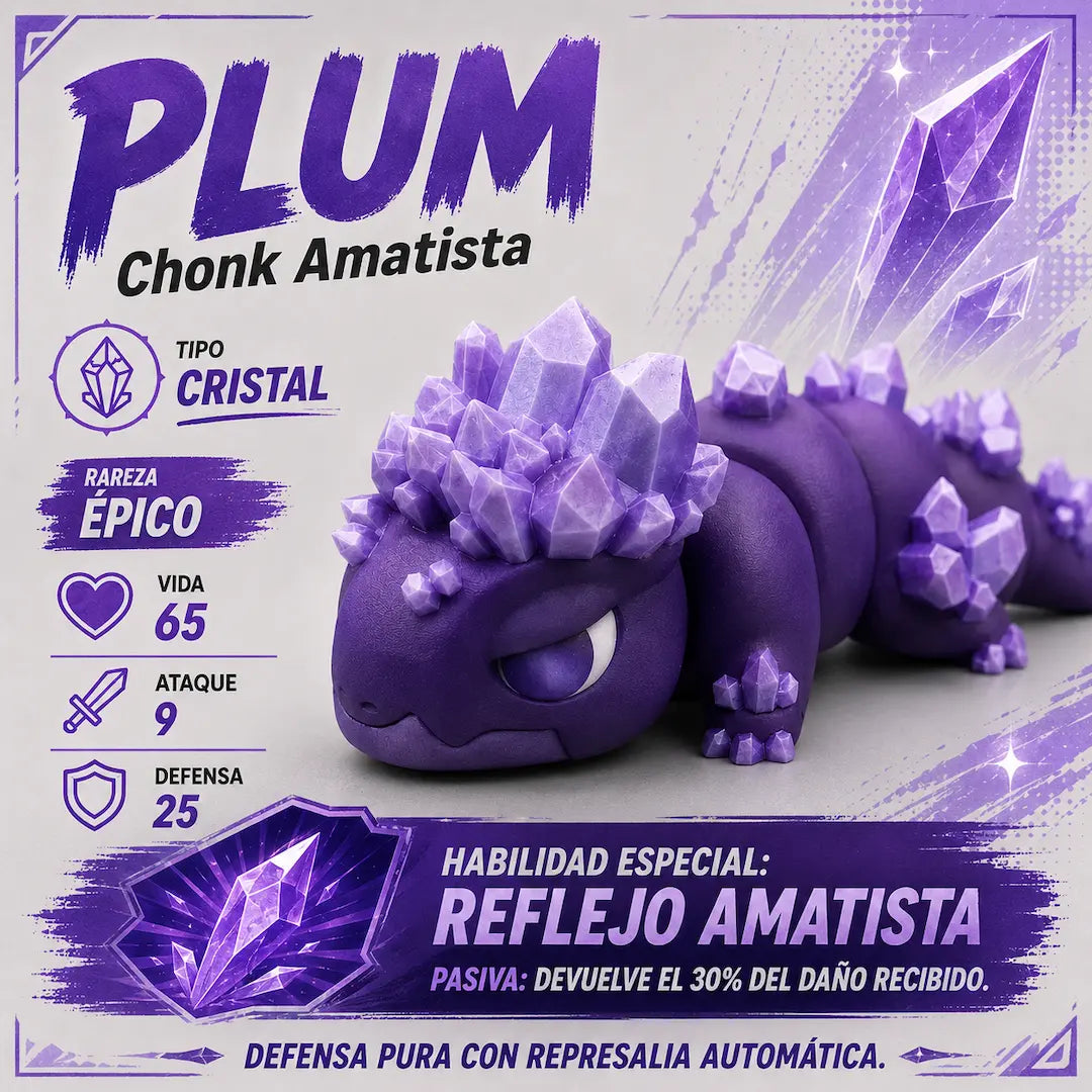Plum el Chonk Amatista 💎 | Chonk Pals