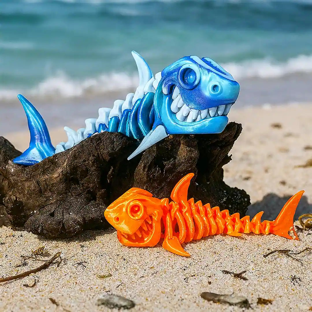Tiburón articulado 3D