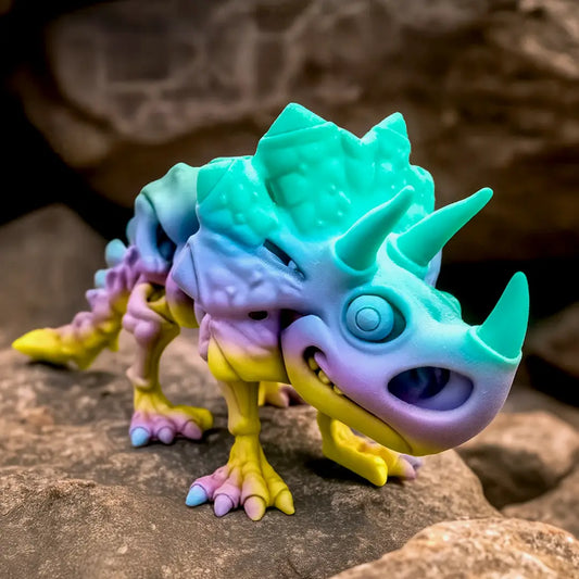 Triceratops articulado 3D