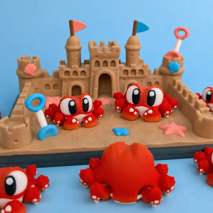 El Castillo de Arena de los Cangrejos | Playa y Construcción Wompy