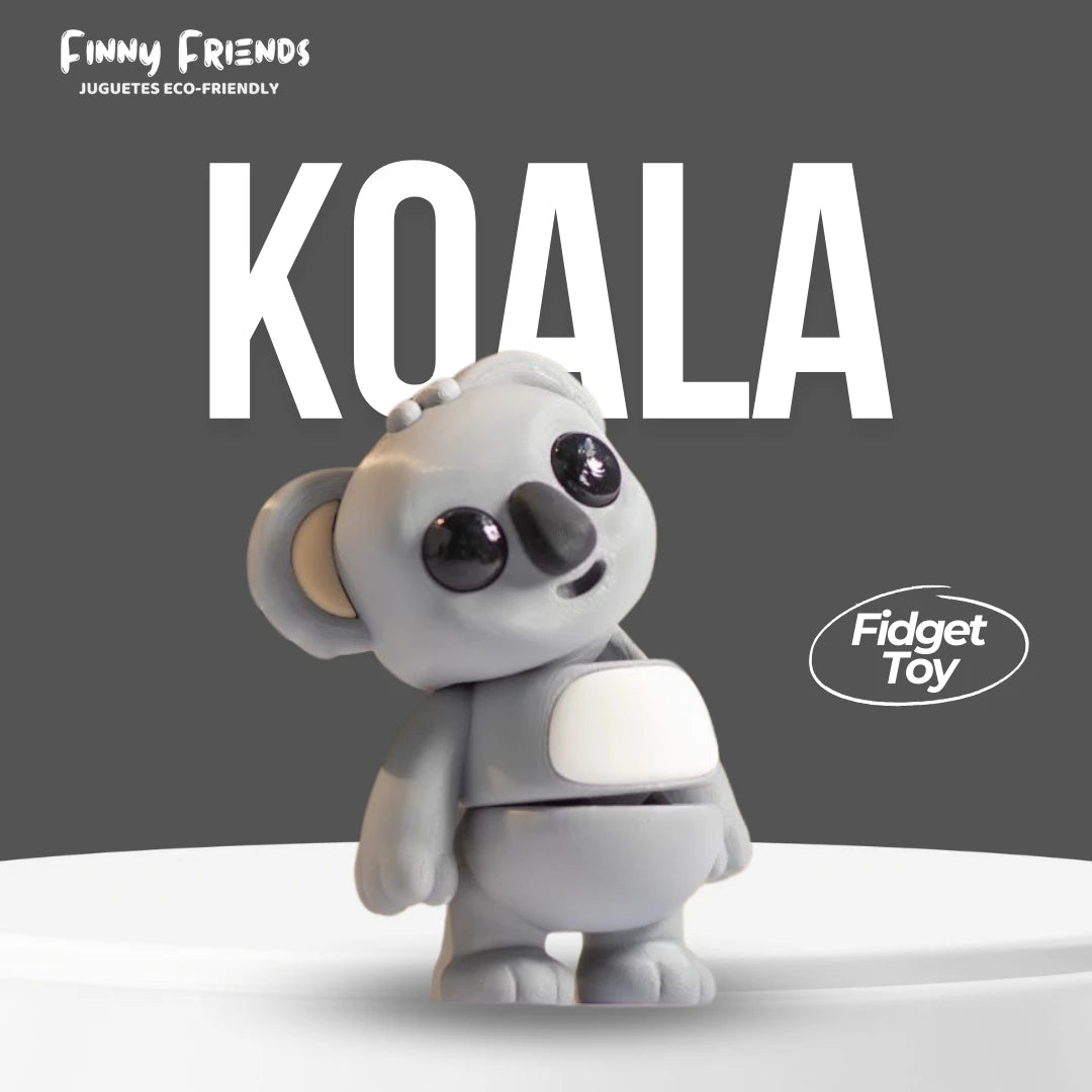 Koala articulado 3D para niños – Juguete ecológico