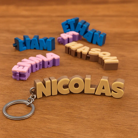 Llavero Personalizado 3D Articulado