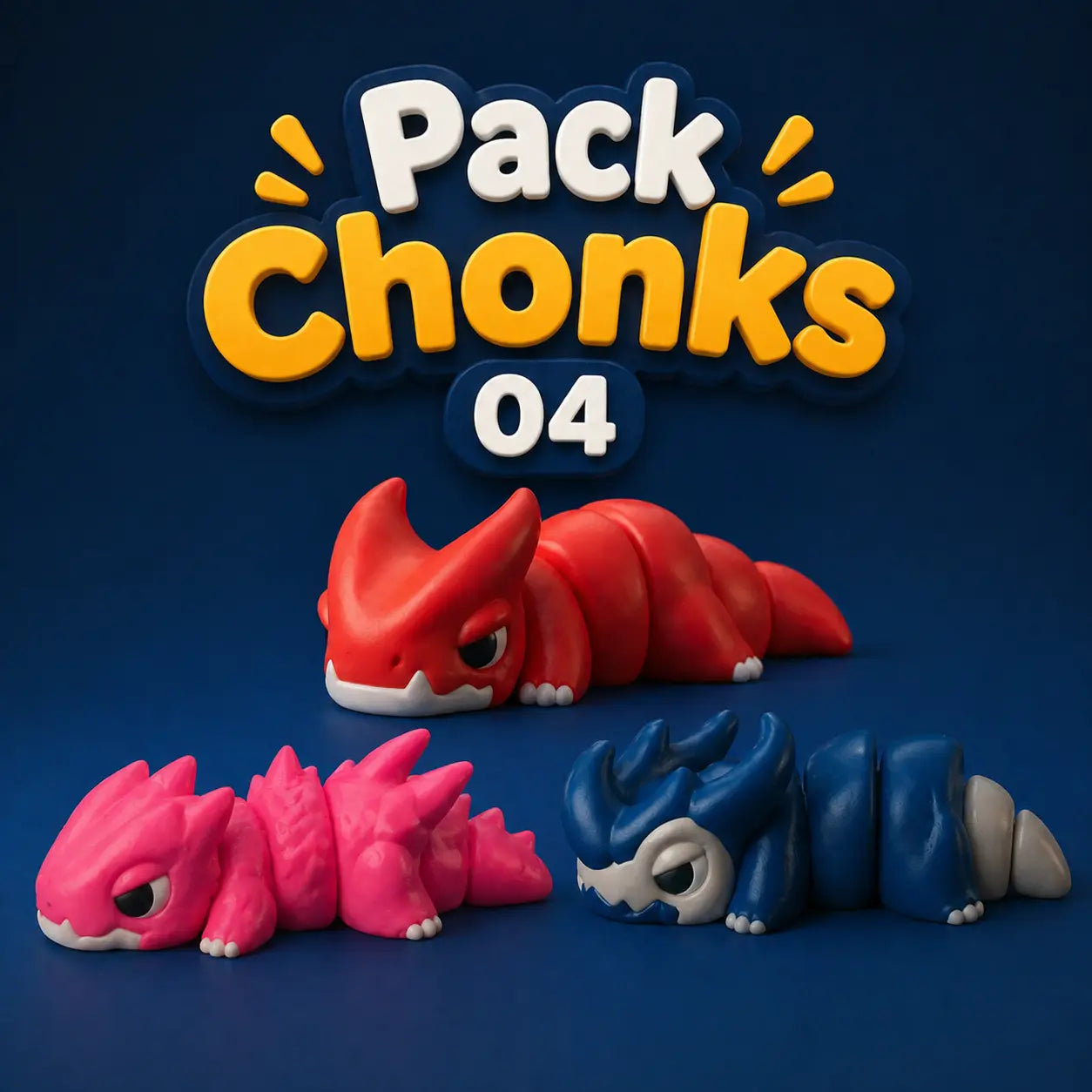 Pack figura coleccionable Chonk | Chonk Pals Wompy Pals