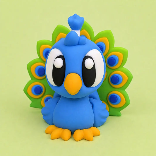 Zafi el Pavo Real Radiante | Wompy Pals
